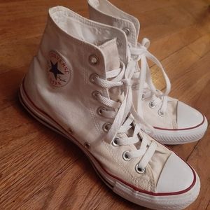 Chuck Taylor All Star High Top White Sneakers